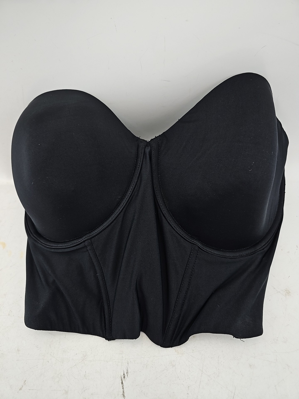 Felina Black Strapless Longline Bustier